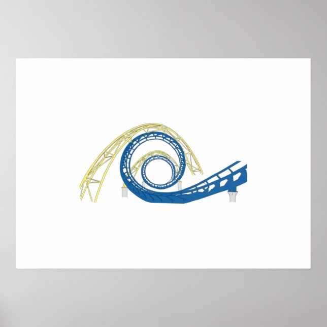 Roller Coaster Poster (Front)
