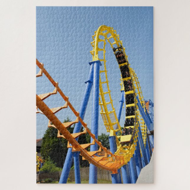 Roller Coaster Ride Jigsaw Puzzle (Vertical)