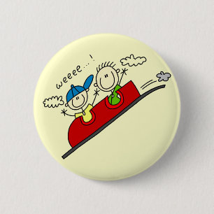 Roller Coaster Ride Tshirts and Gifts 2 Inch Round Button