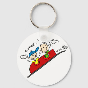Roller Coaster Ride Tshirts and Gifts Keychain