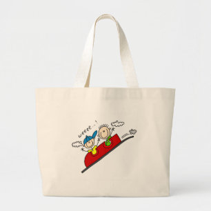 Roller Coaster Ride Tshirts and Gifts Large Tote Bag