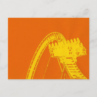 Roller Coaster Riders Postcard