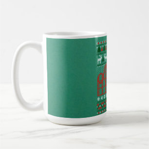 Roller Coaster Scene Ugly Christmas Sweater Coffee Mug