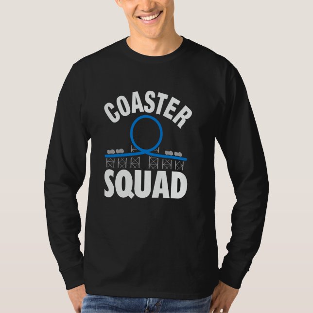 Roller Coaster Squad - Theme Park Group T-Shirt (Front)