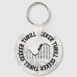 ROLLER COASTER THRILL SEEKER KEYCHAIN