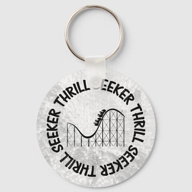 ROLLER COASTER THRILL SEEKER KEYCHAIN (Front)
