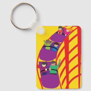 Roller Coaster Upclose Keychain