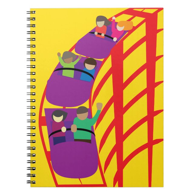 Roller Coaster Upclose Notebook (Front)