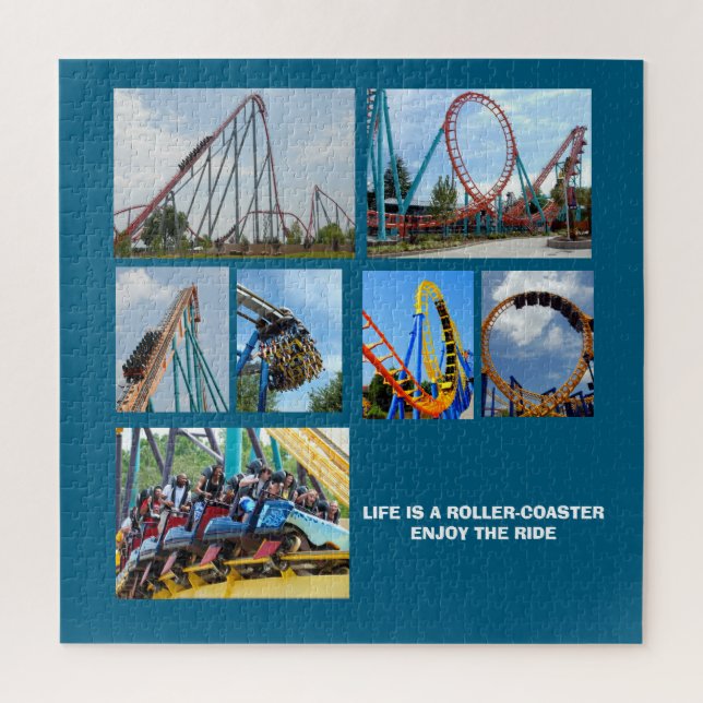 Roller coasters  jigsaw puzzle (Vertical)