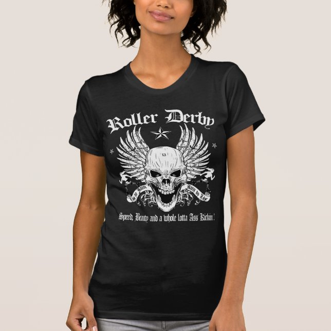ROLLER DERBY-13 T-Shirt (Front)