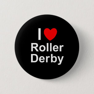 Roller Derby 2 Inch Round Button