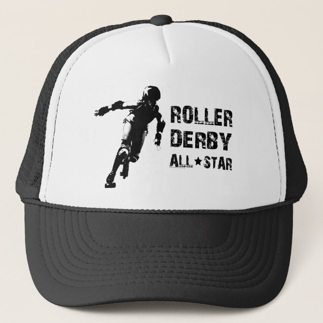 ROLLER DERBY ALL-STAR TRUCKER HAT (Front)