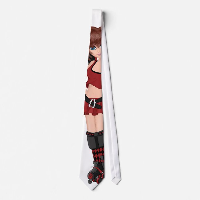 Roller Derby Anime Fairy Skating Tie (Front)