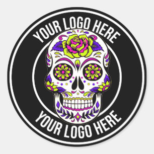 Roller Derby Circle Logo Classic Round Sticker