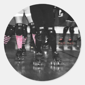 Roller Derby Classic Round Sticker