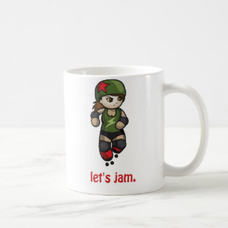 Roller Derby Cute Dinky Jammer Mug by Startle