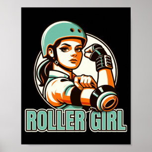 Roller Derby Girl - Roller Derby Performance Poster