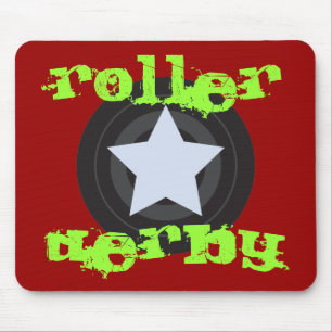 Roller Derby Jammer Mouse Pad