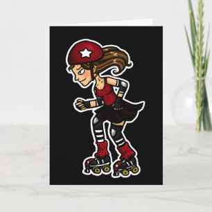 Roller Derby Jammer red Card