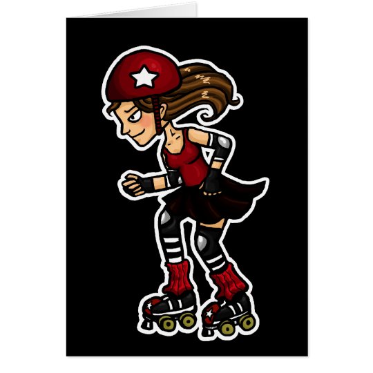 Roller Derby Jammer red Card