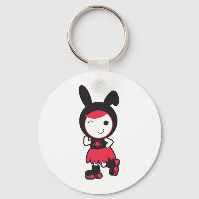 Roller Derby Keychain (Front)