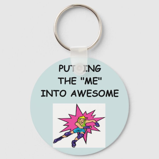 roller derby keychain (Front)