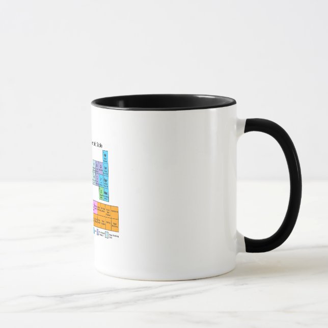 Roller Derby Periodic Table Mug (Right)