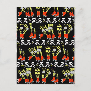 Roller Derby postcard