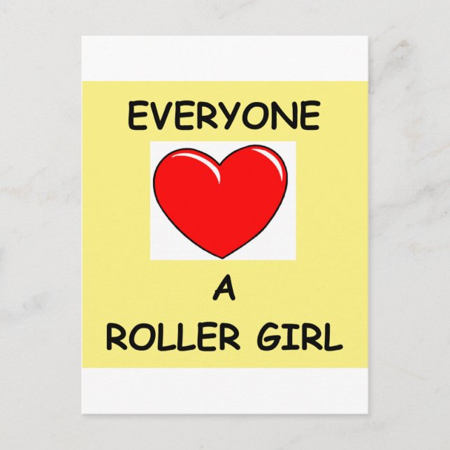 roller derby postcard (Front)