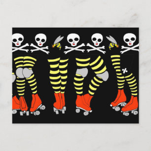 Roller Derby Postcard
