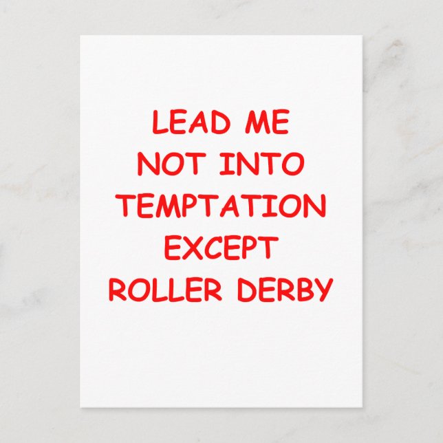 roller derby postcard (Front)