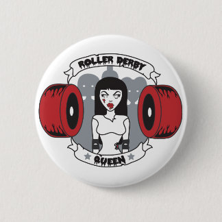Roller Derby Queen 2 Inch Round Button