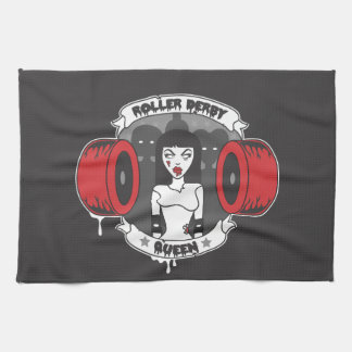 Roller Derby Queen Kitchen Towel