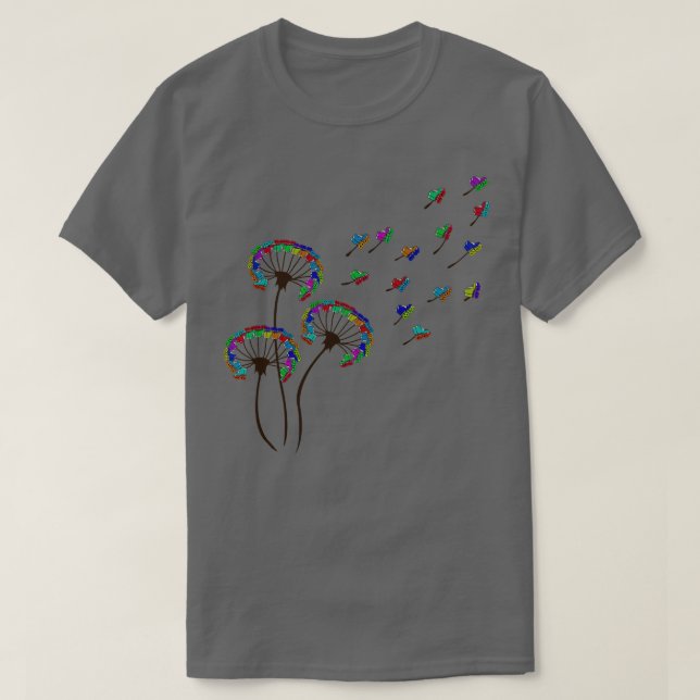 Roller Derby Shirt Dandelion Roller Derby Lover (Design Front)