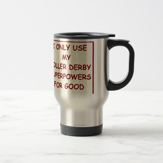 roller derby travel mug (Right)