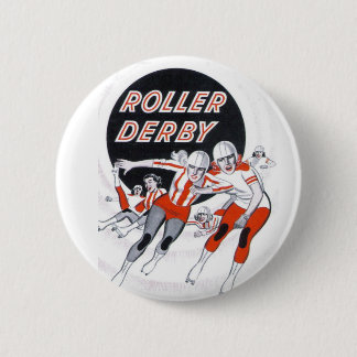 Roller Derby Vintage Program Pin