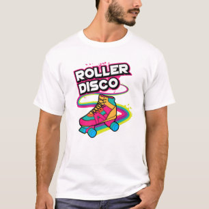 Roller Disco   Cute Retro Skaters Funny  Gift T-Shirt
