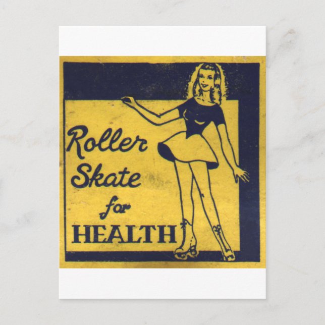 Roller Girl Postcard (Front)