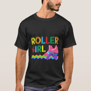 Roller Girl Skate Derby Vintage T-Shirt