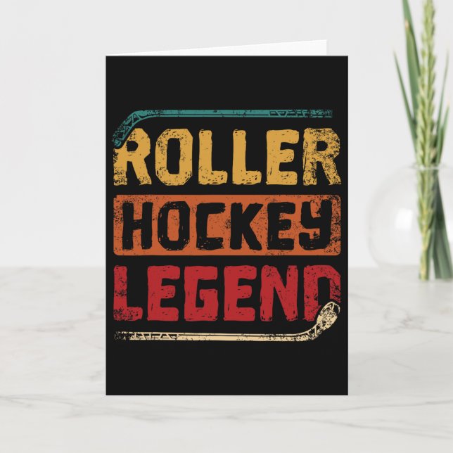 Roller Hockey Legend  Card (Front)