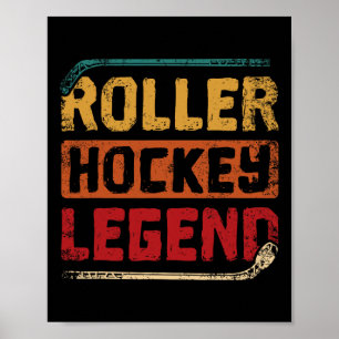 Roller Hockey Legend Poster