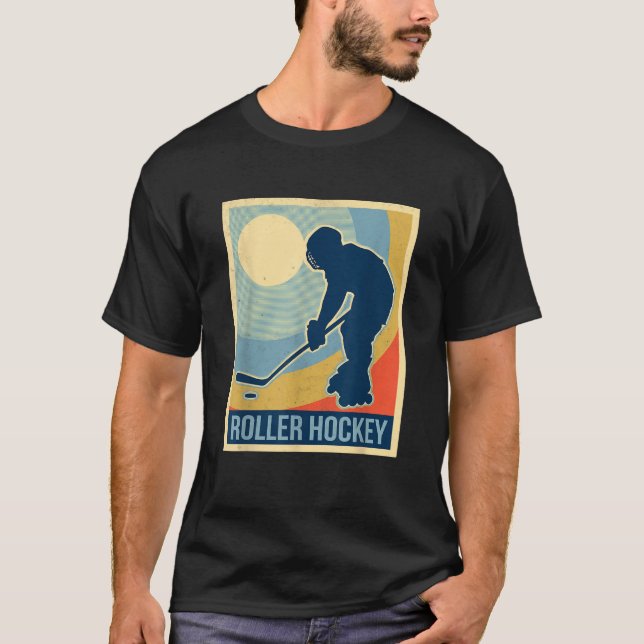 Roller hockey vintage  T-Shirt (Front)