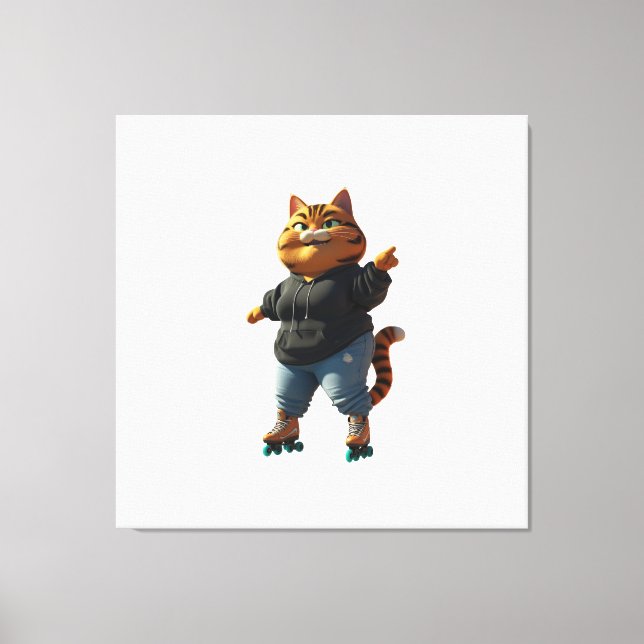  Roller Queen Canvas Print (Front)