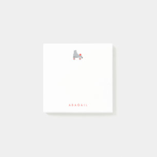 Roller Skate - Coral Post-it Notes