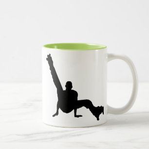 Roller Skate Dancing Two-Tone Coffee Mug