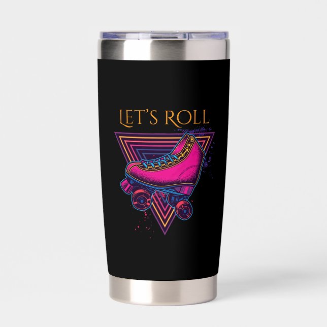 Roller Skate Insulated Tumbler (Front)