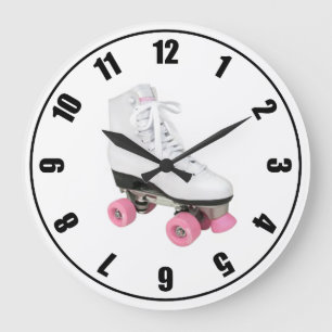 Roller Skate Large Clock