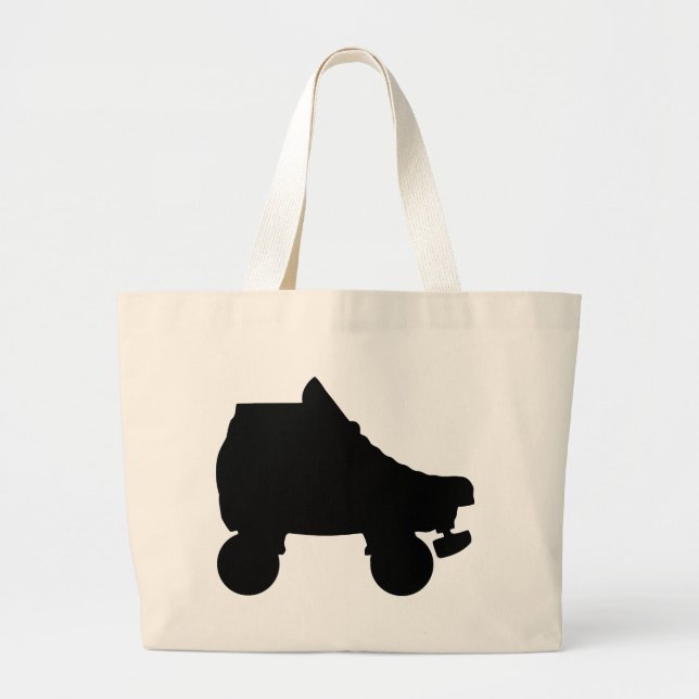 roller skate large tote bag (Front)