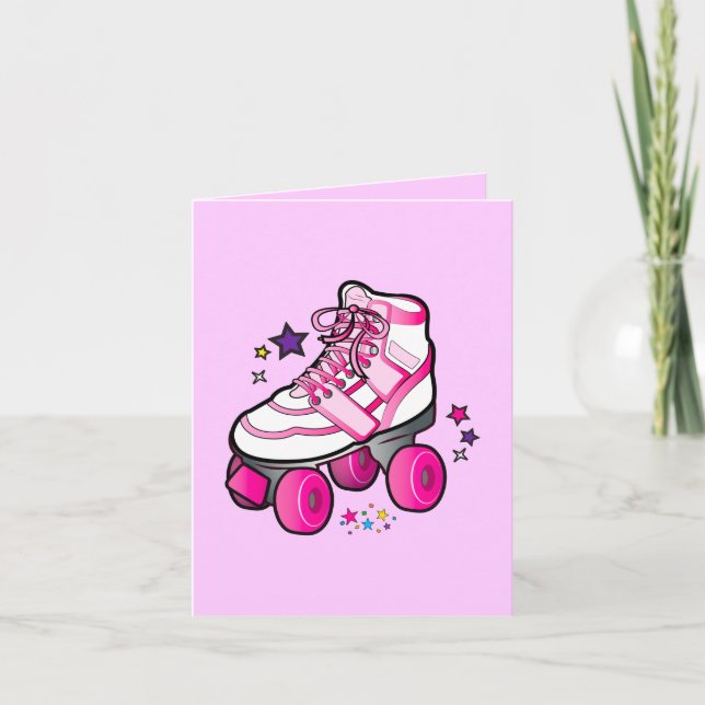 Roller Skate Merci d'être venu à la fête et cadeau (Devant)