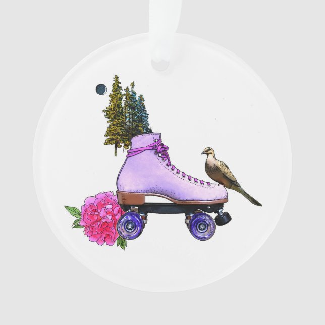 Roller Skate Nature Lover Ornament (Front)